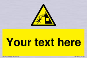 Custom warning roof avalanche